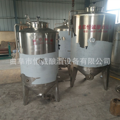 葡萄酒發(fā)酵罐 釀酒桶控溫罐釀酒設備儲酒罐500升不銹鋼304圖片_高清圖_細節(jié)圖-曲阜市恒誠釀酒設備 -